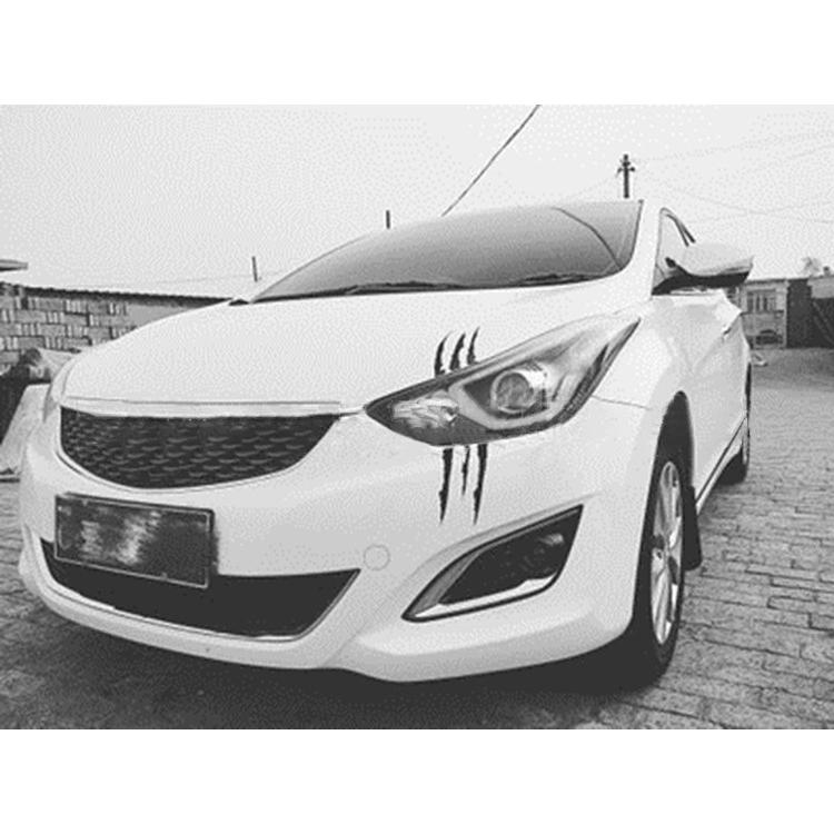 カーステッカー バイクステッカー 車用 バイク用 シール 爪痕 爪あと 傷跡 いたずら だまし絵 トリックアート かっこいい 面白い ユニーク デコレ プラスナオ Paypayモール店 通販 Paypayモール