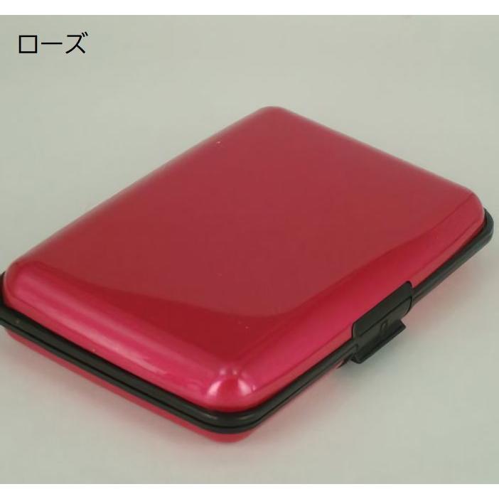 plusnao 名刺入れ カード入れ 金属製 メタル 無地 頑丈 ハード