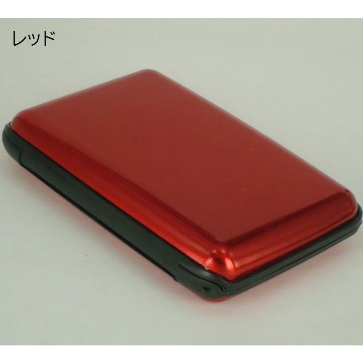 plusnao 名刺入れ カード入れ 金属製 メタル 無地 頑丈 ハード