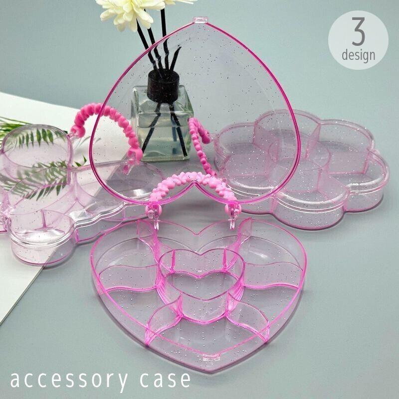 plusnao（プラスナオ） アクセサリーケース 小物入れ 持ち手付き