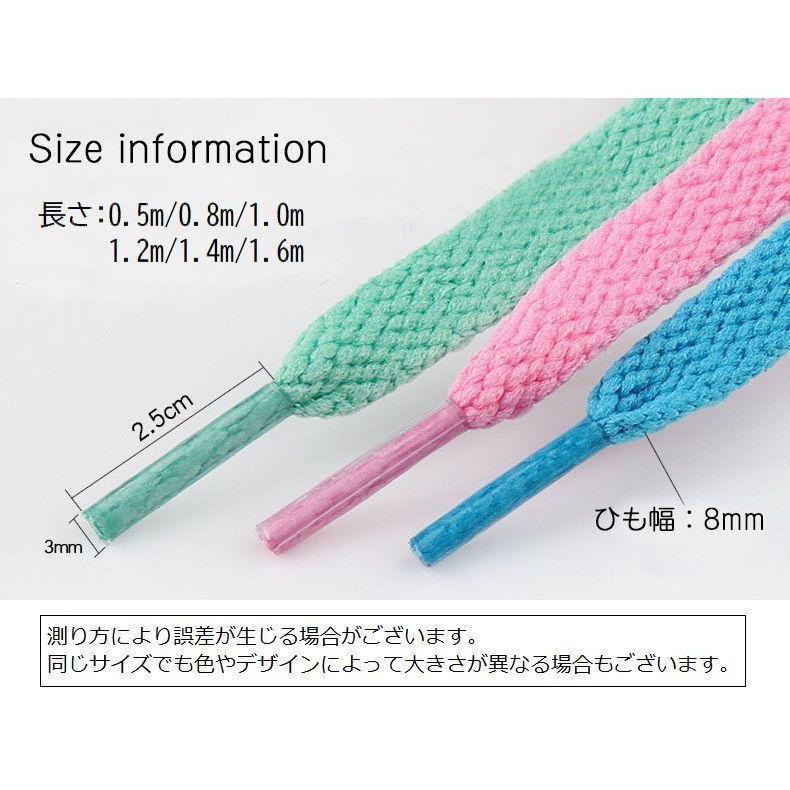 ひも plusnao 靴ひも 靴紐 10本セット シューレース 平ヒモ スニーカー 運動