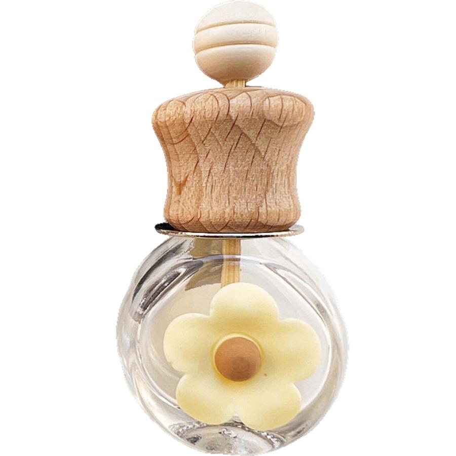 車用香水瓶 芳香剤ボトル カー用品 カーアクセサリー ボトル 花 花柄