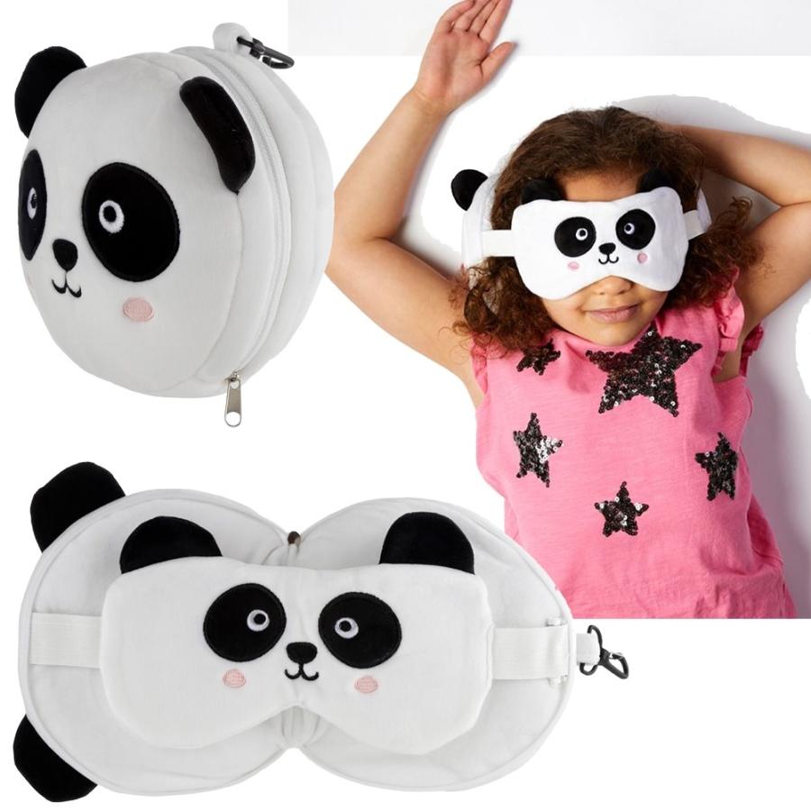 plusnao（プラスナオ） アイマスク付きもちもちピロー 携帯枕