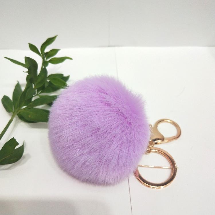 plusnao バッグチャーム キーホルダー レディース ふわふわ