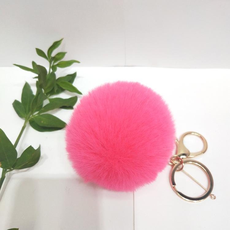 plusnao バッグチャーム キーホルダー レディース ふわふわ