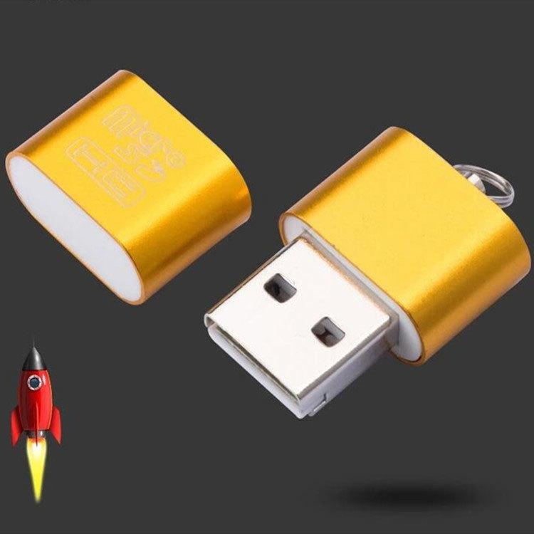 外付けカードリーダー ミニ高速USB 2.0カードリーダー デスクトップ