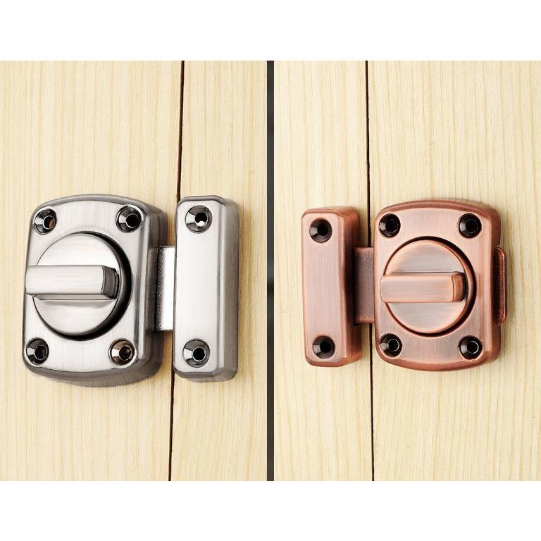 補助錠 ドアロック 内鍵 内カギ 錠前 Lサイズ 建具金物 DIY 室内