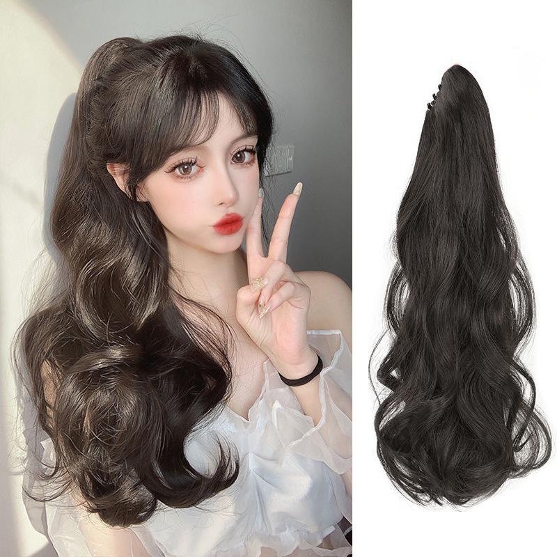 ロングパーマウィッグ ポイントウィッグ ヘアウィッグ 部分ウィッグ つけ毛 レディース 女性