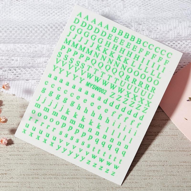 ネイルシール シール アルファベット イニシャル 英語 英字 大文字