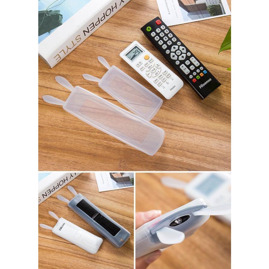 リモコンカバー 保護ケース シリコン 耐衝撃 汚れ防止 防水 防塵 透明