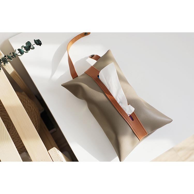 plusnao ティッシュケース 掛けられる ティッシュカバー 吊り下げ 縦