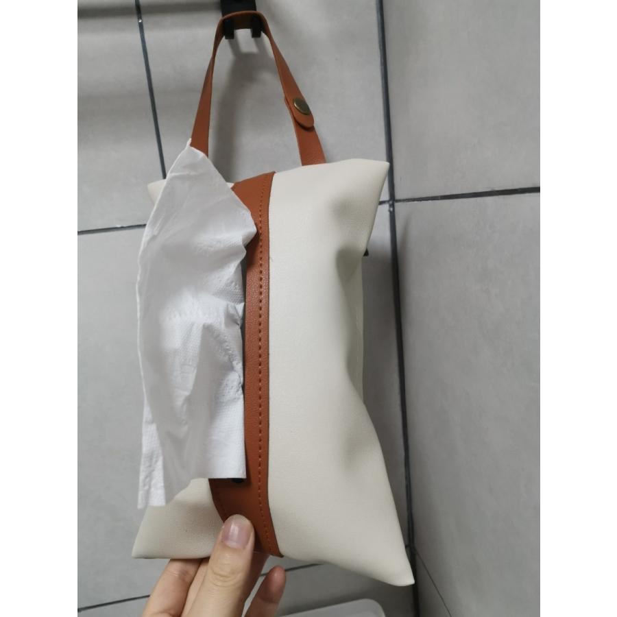 【売約済み】掛けられる　ティッシュケース plusnao ティッシュケース 掛けられる ティッシュカバー 吊り下げ 縦