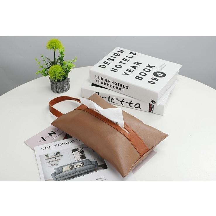 【売約済み】掛けられる　ティッシュケース plusnao ティッシュケース 掛けられる ティッシュカバー 吊り下げ 縦