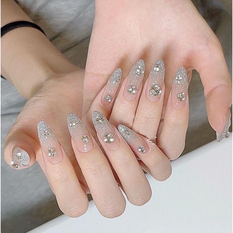 ネイルパーツ ラインストーン 10個セット 選べるサイズ 3mm 4mm 5mm