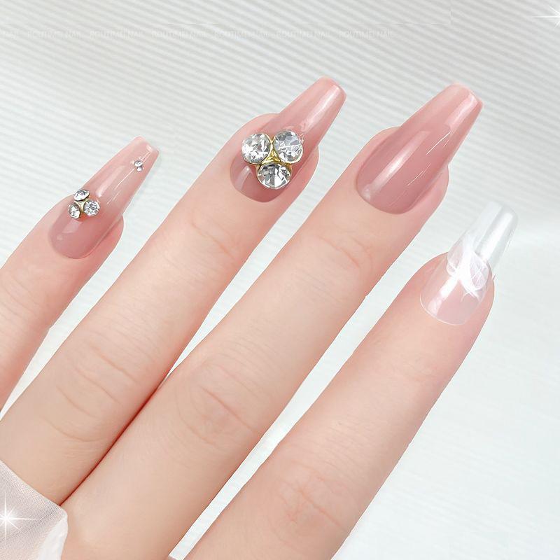 ネイルパーツ ラインストーン 10個セット 選べるサイズ 3mm 4mm 5mm