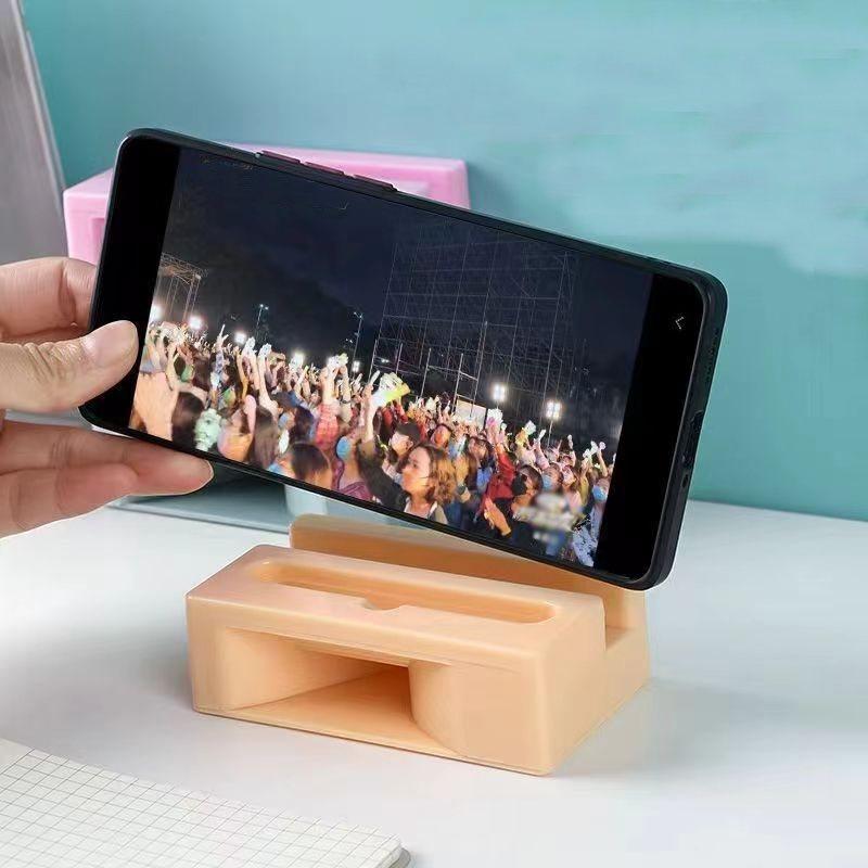 スマホスピーカー スマホスタンド 電源不要 置くだけ 縦置き 横置き