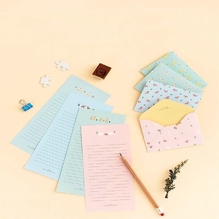 レターセット 大人 おしゃれ シンプル 結婚式 5セット 夏 残暑見舞い