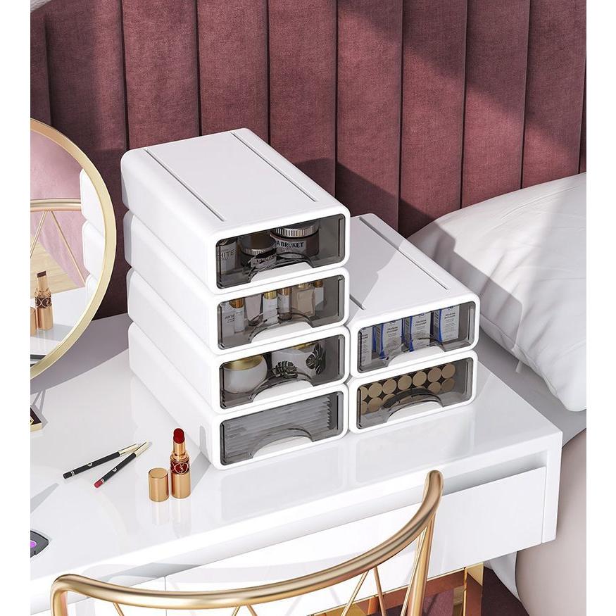 plusnao（プラスナオ） 卓上収納ボックス 引き出し 小号2個セット