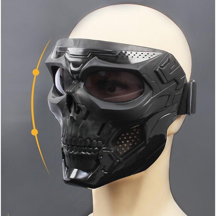 スカルマスク サバイバルゲーム レア 未使用 ゴーグル スカルフェイスマスク ゴーグルマスク サバゲー ミリタリー