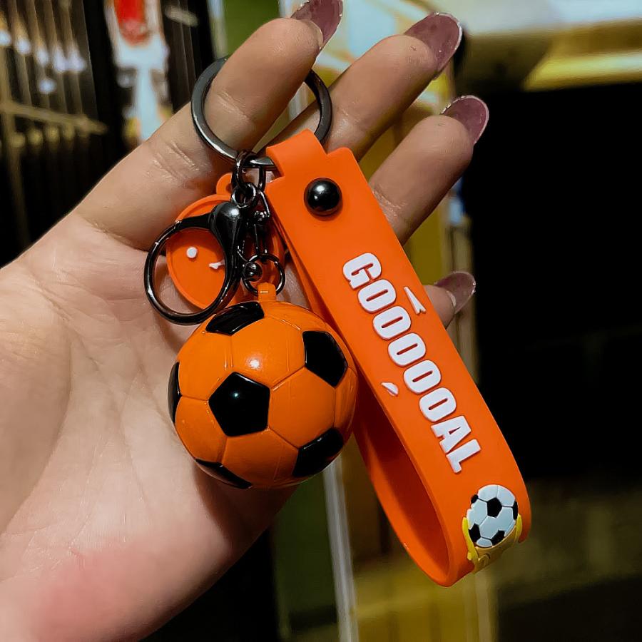 plusnao キーホルダー キーリング サッカーボール サッカー タグ