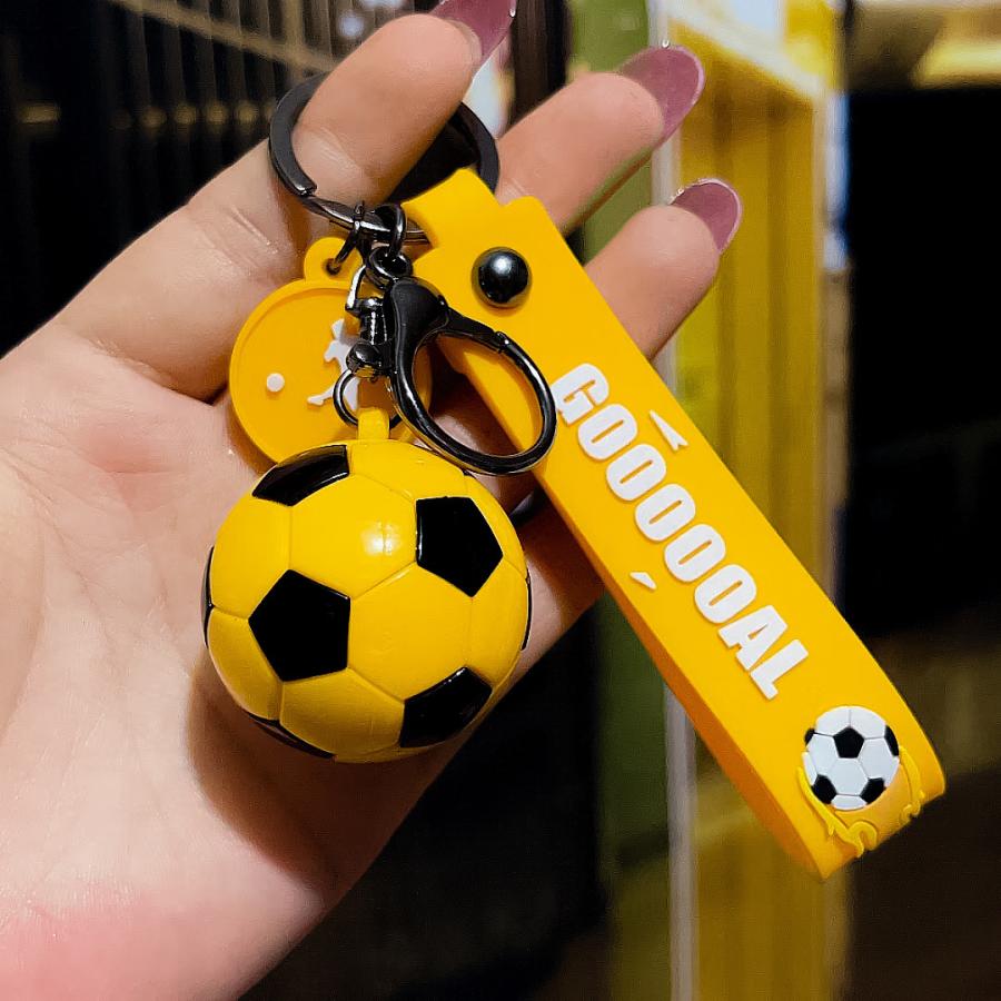 plusnao キーホルダー キーリング サッカーボール サッカー タグ