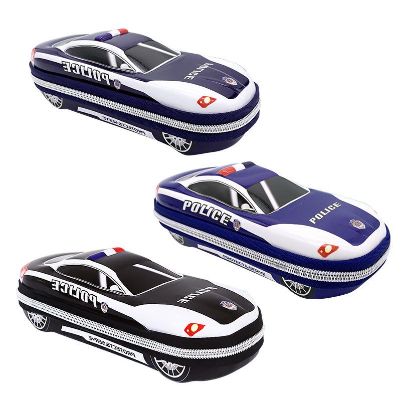 ペンケース 筆箱 ふでばこ 筆入れ ペンポーチ パトカー型 ロゴ 車