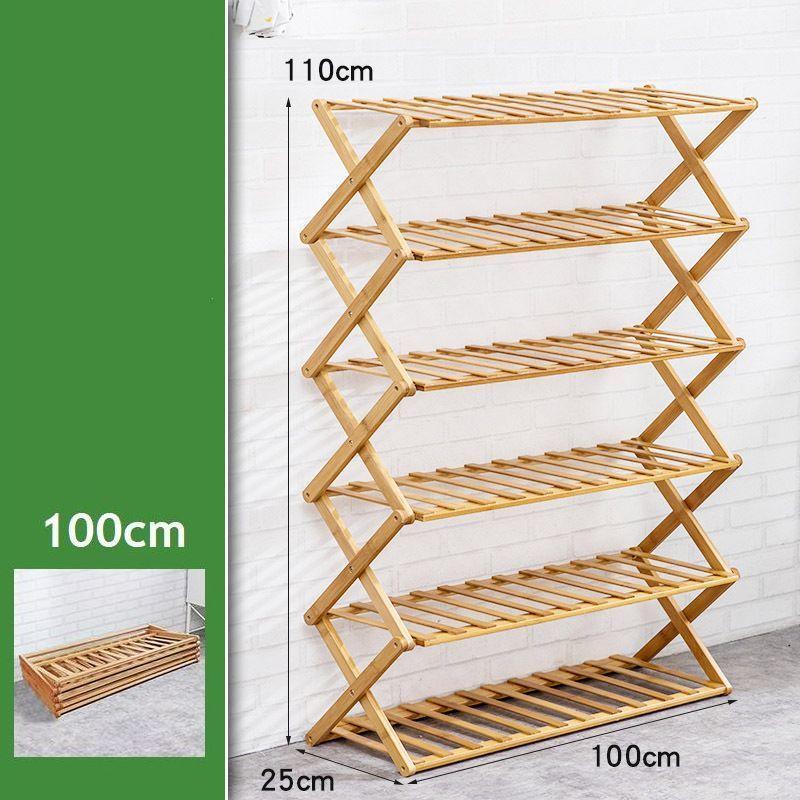 plusnao（プラスナオ） シューズラック 折りたたみ式 靴棚 6段 くつ