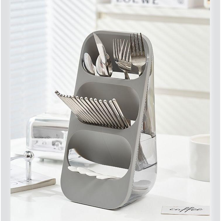 plusnao（プラスナオ） カトラリースタンド 箸立て 3段 カトラリー収納