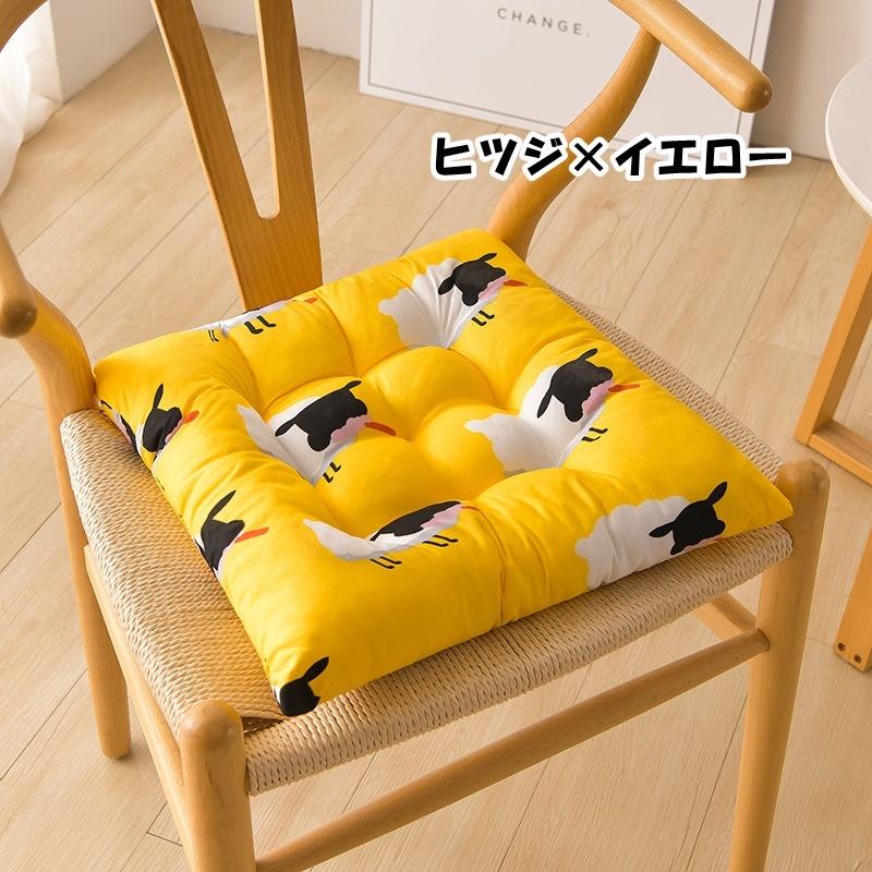 plusnao（プラスナオ） クッション 座布団 チェアパッド インテリア