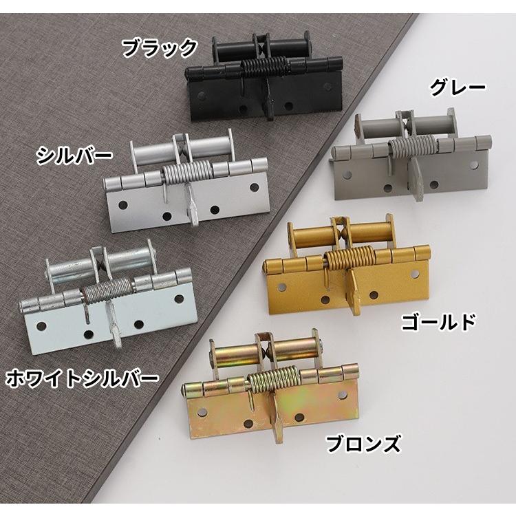 ドアクローザー 室内扉用 自動閉鎖 後付け ネジ付き 閉め忘れ防止 DIY