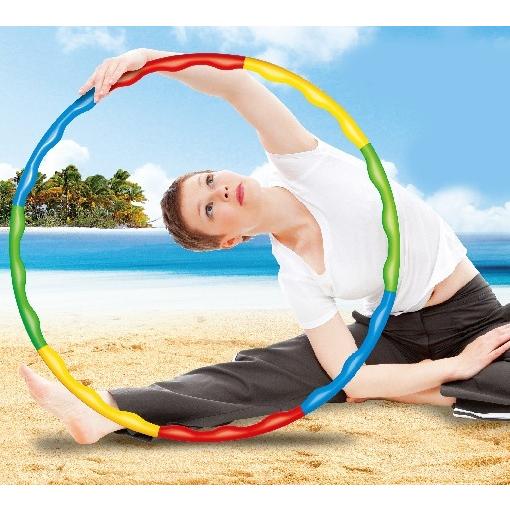 plusnao（プラスナオ） フラフープ 組立式 8本繋ぎ 80cm 大人用