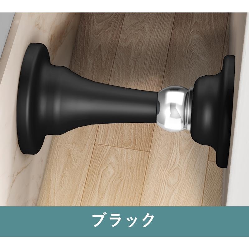 ドアストッパー マグネット 穴あけ不要 ドア止め 扉止め 粘着テープ