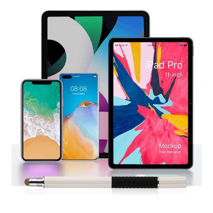 2in1タッチペン ディスクペン 2WAY タブレット用品 スマホ 多機能 便利