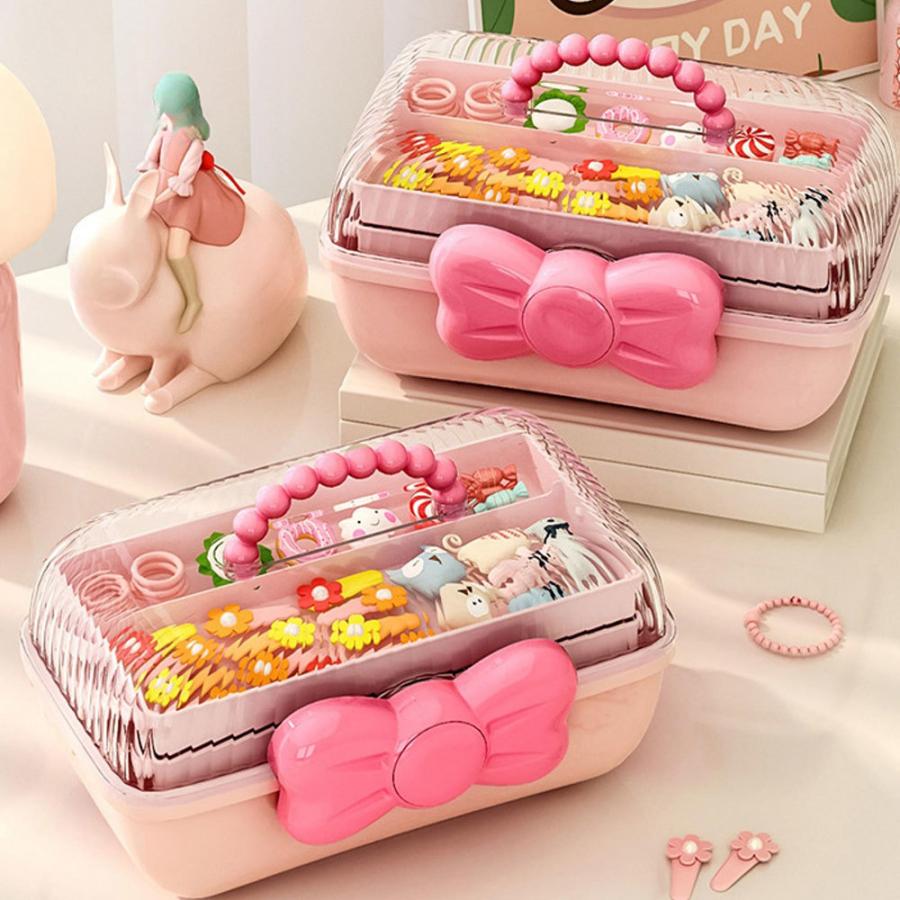 Sitengle ヘアアクセサリーセット かわいい 収納ボックス付き 女の子プレ Amazon | Sitengle ヘアアクセサリーセット かわいい 収納ボックス付き