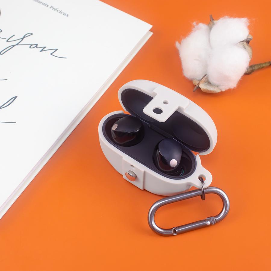 イヤホンケースカバー WF-1000XM5 SONY カラビナ付き ストラップ付き