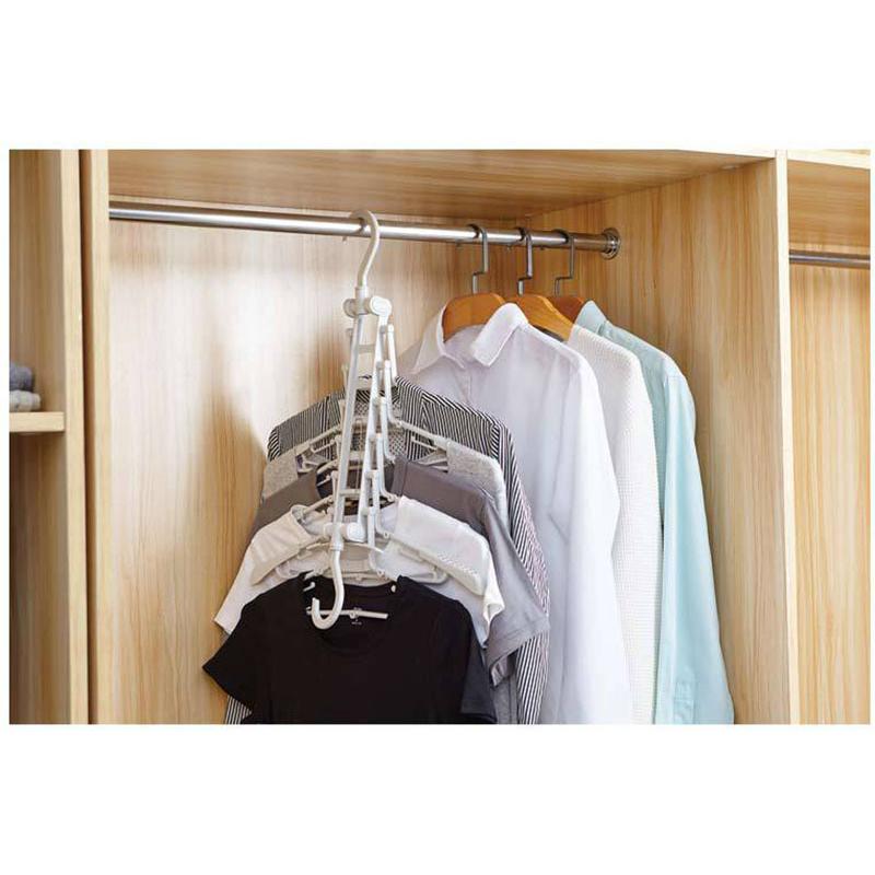 plusnao（プラスナオ） ハンガー 6連 6枚 衣類ハンガー 収納