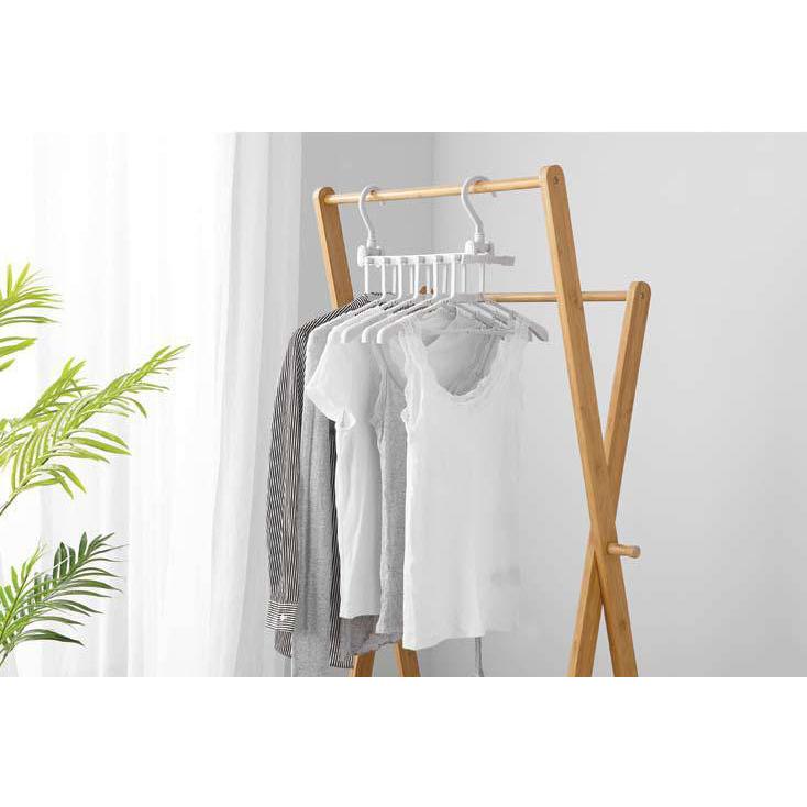 plusnao（プラスナオ） ハンガー 6連 6枚 衣類ハンガー 収納