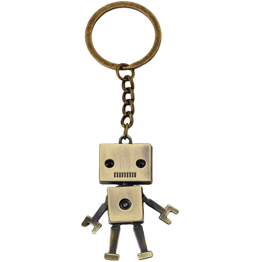 plusnao キーホルダー キーリング ロボット レトロ ユニーク plusnao キーホルダー キーリング ロボット レトロ ユニーク