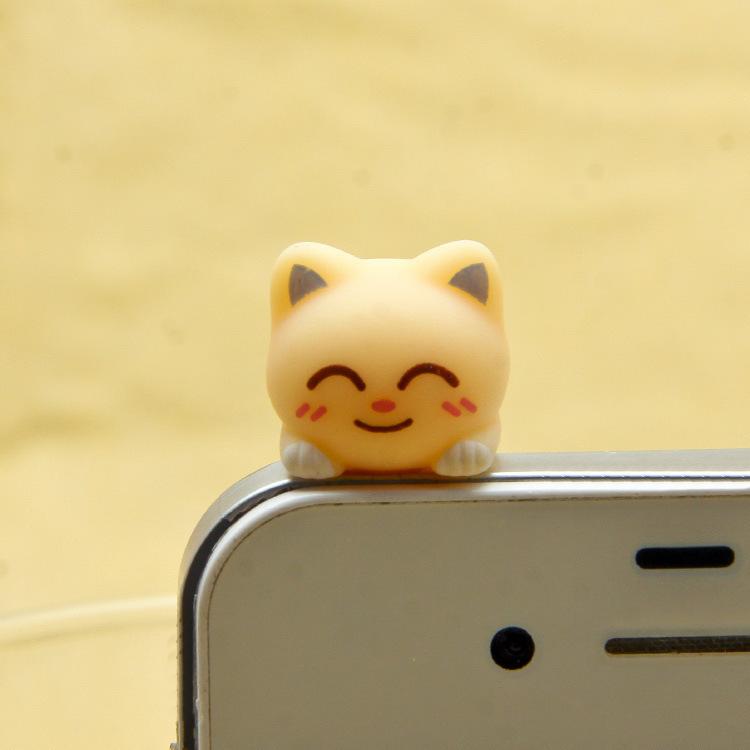 イヤホンジャックカバー イヤホンジャックピアス スマホピアス ねこ