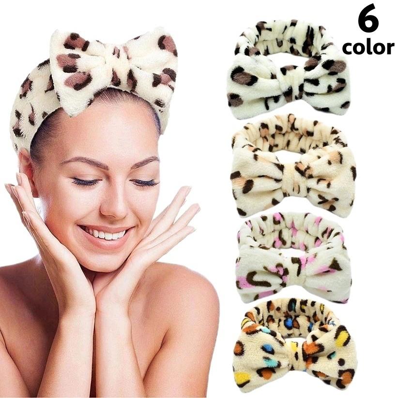 ヒョウ柄リボン付きヘアバンド Amazon.co.jp: KADSXIYA ヒョウ柄リボンヘッドバンド ビッグ