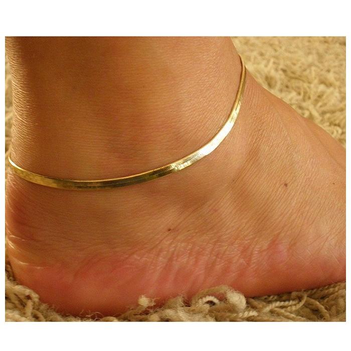 アンクレット スネークチェーン フラット シンプル レディース メンズ 男女兼用 アクセサリー 小物 足首 おしゃれ プレゼント プラスナオ Paypayモール店 通販 Paypayモール