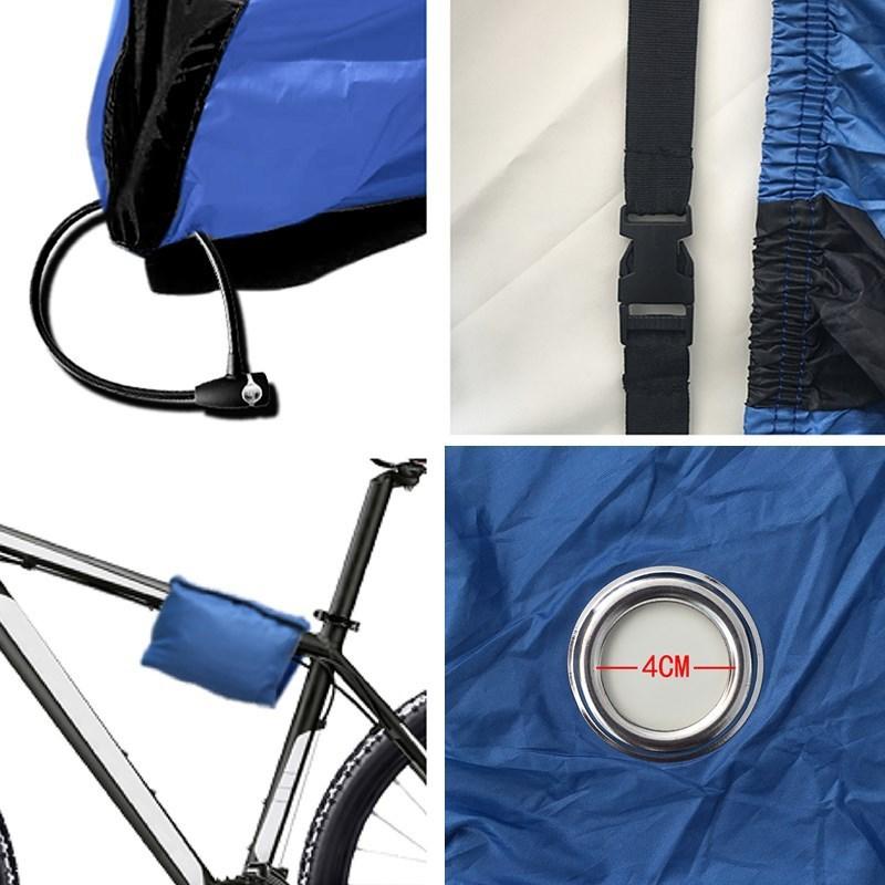 自転車カバー サイクルカバー レインカバー 立体裁断 ワイヤー