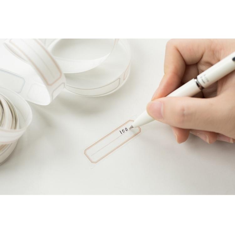 plusnao ラベルシール ロールシール 3個セット 3m 文房具