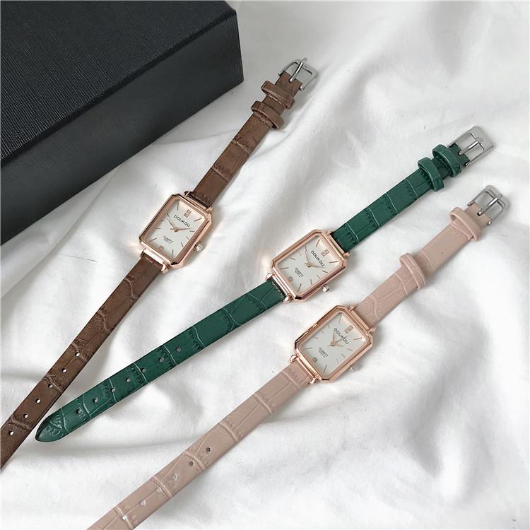 plusnao 腕時計 リストウォッチ スクエア レディース 女性 アナログ