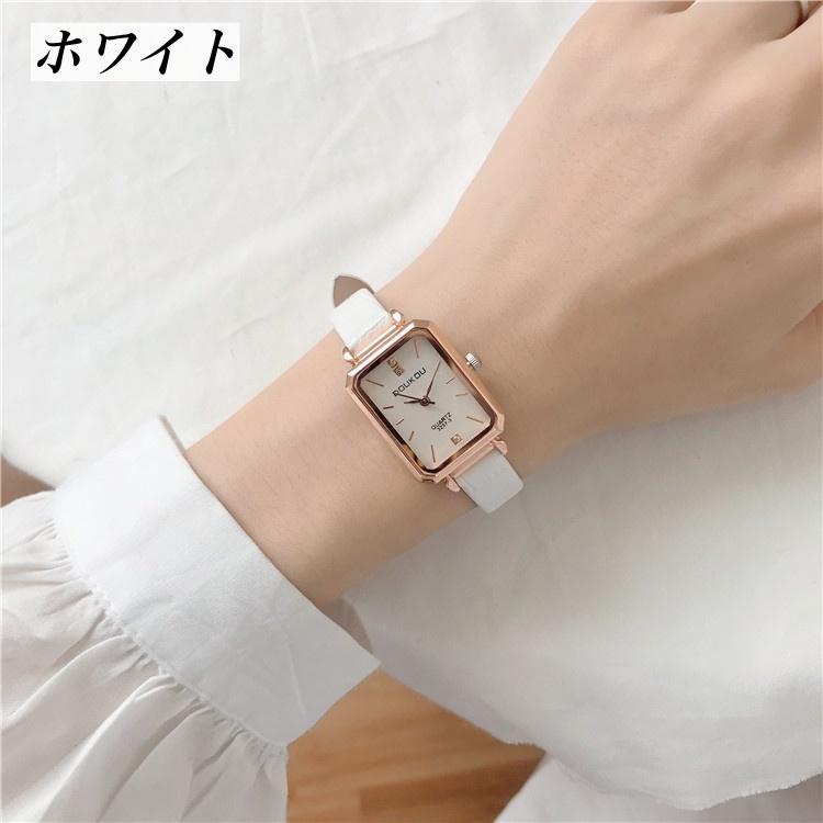 plusnao 腕時計 リストウォッチ スクエア レディース 女性