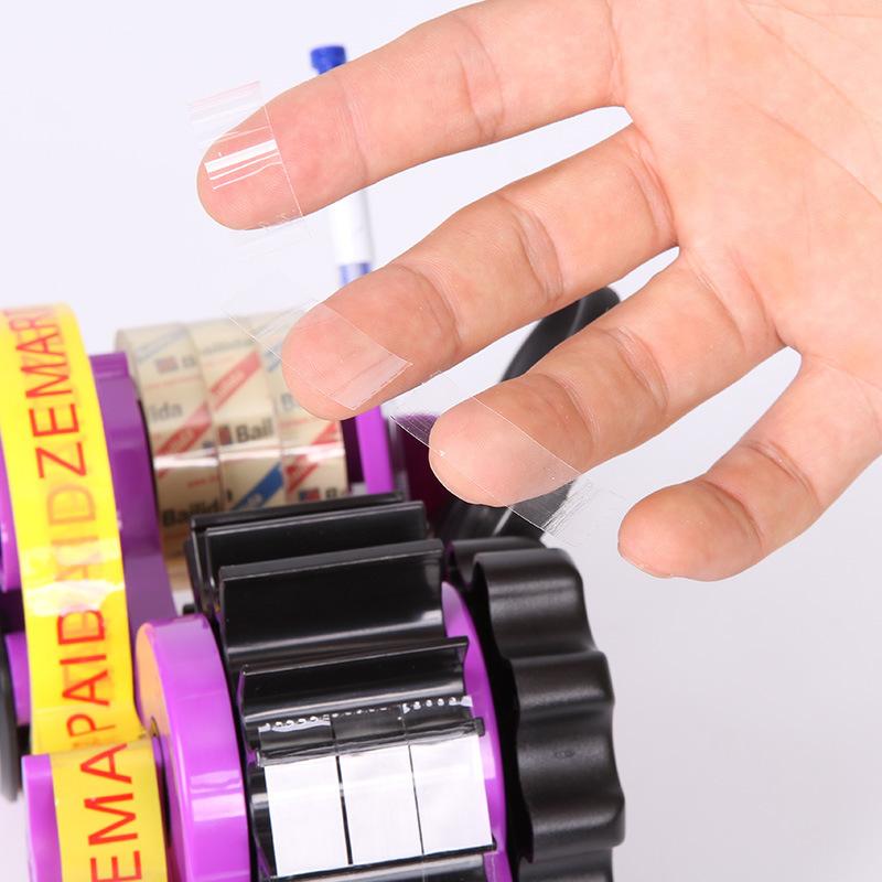 テープカッター 35mm 46mm テープディスペンサー 同じ長さ 一定 裁断