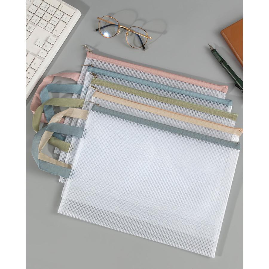 plusnao（プラスナオ） ファイル袋 ファイルバッグ A4サイズ 持ち