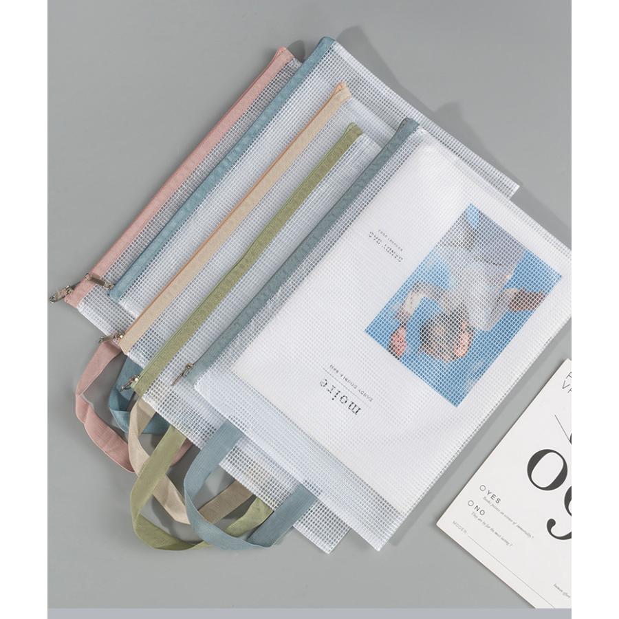 plusnao（プラスナオ） ファイル袋 ファイルバッグ A4サイズ 持ち