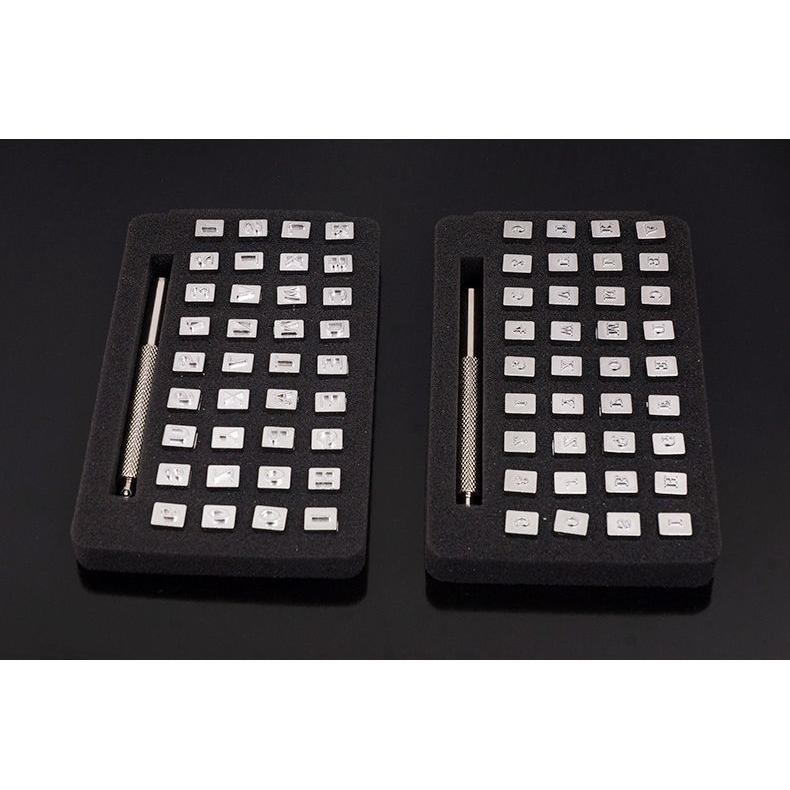 刻印セット レザークラフト 36文字 アルファベット 数字 ナンバー 3.5