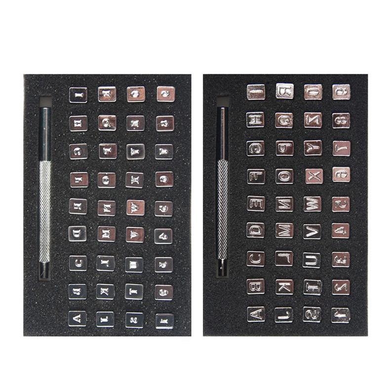 刻印セット レザークラフト 36文字 アルファベット 数字 ナンバー 3.5